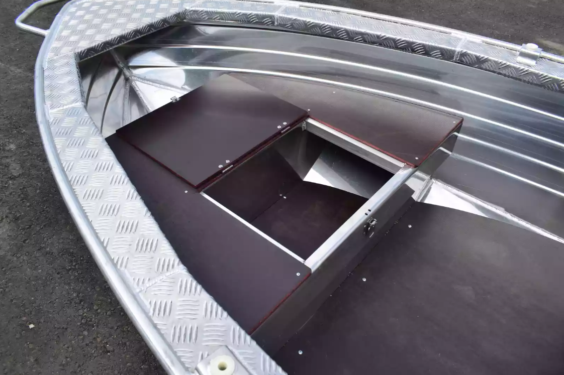 Алюминиевая лодка Wyatboat-390Р Увеличенный борт в Норильске