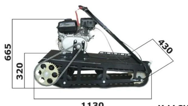 Мотобуксировщик XTREME-MOTORS "Конек-Горбунок" 6.5 л.с. в Норильске