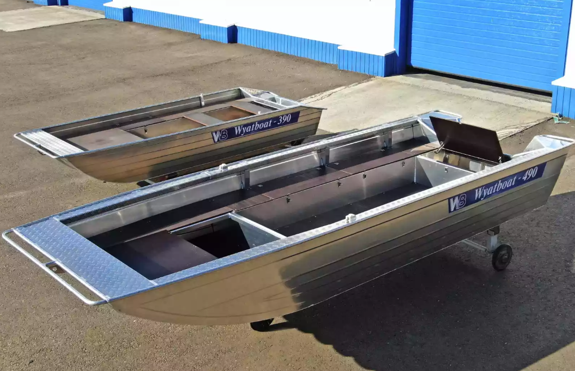 Алюминиевая лодка Wyatboat-490 Jonboat в Норильске