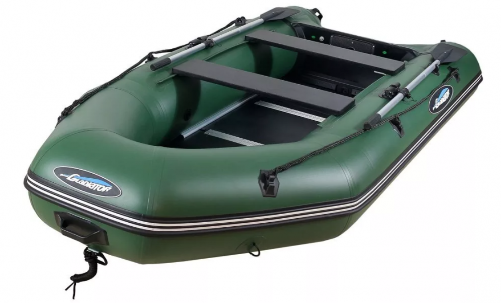 МОТОРНО-ГРЕБНАЯ ЛОДКА ПВХ GLADIATOR А 340 ТК С ФАНЕРНЫМ ПОЛОМ в Норильске