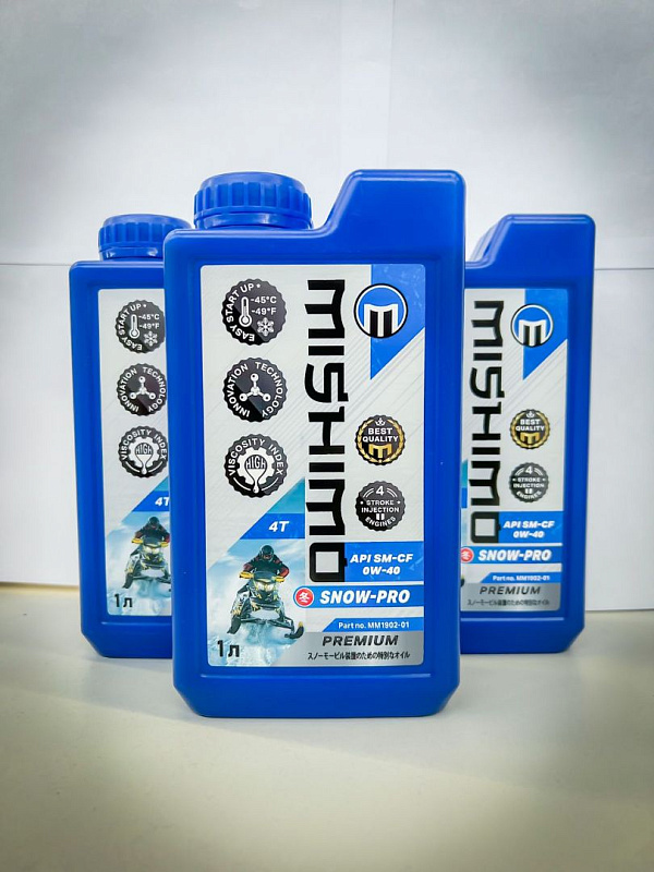 Масло синтетическое MISHIMO SNOW-PRO PREMIUM 4Т (SAE 0W-40 API SL/SJ/CF) в Норильске