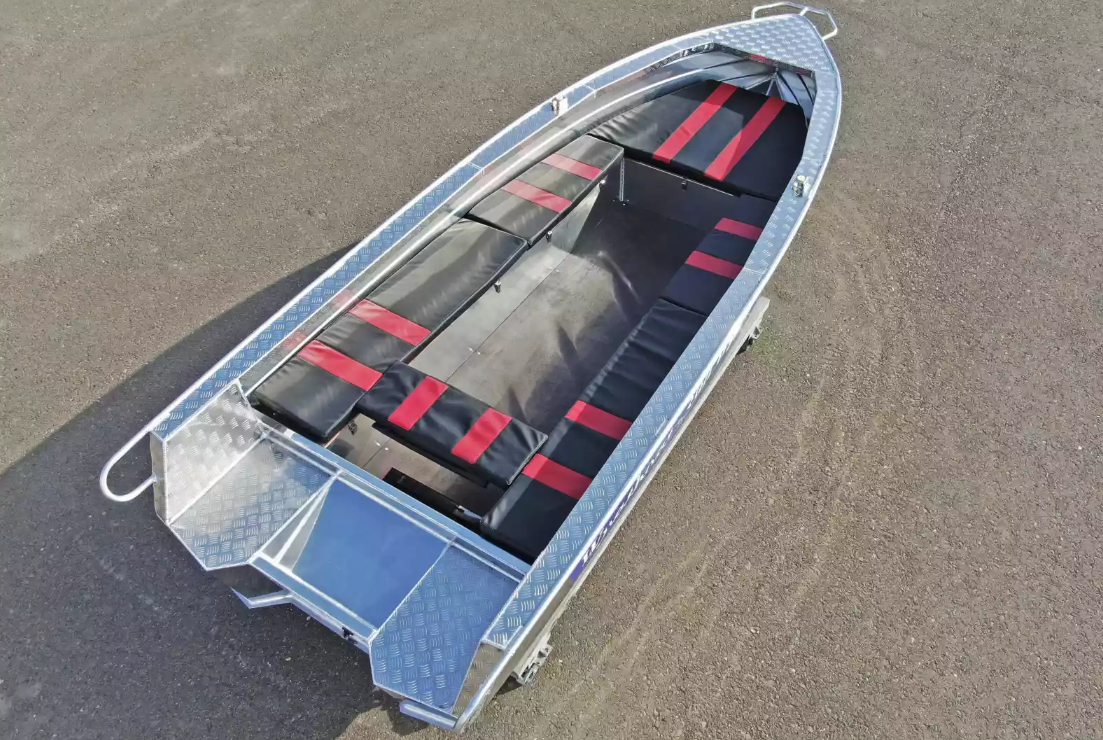 Алюминиевая лодка Wyatboat-390РМ увеличенный борт в Норильске