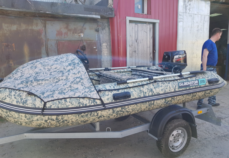 НАДУВНАЯ ЛОДКА GLADIATOR C370AL в Норильске