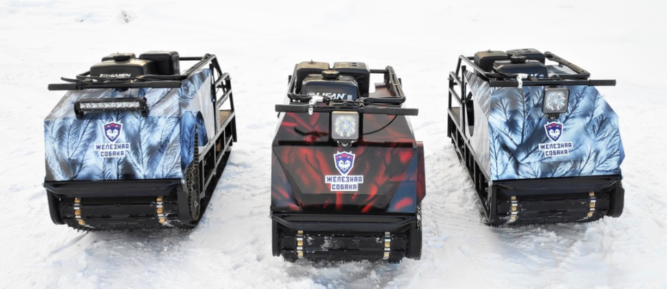 Мотобуксировщик Irondog (Железная собака) M500 20  Камуфляж Охотник в Норильске