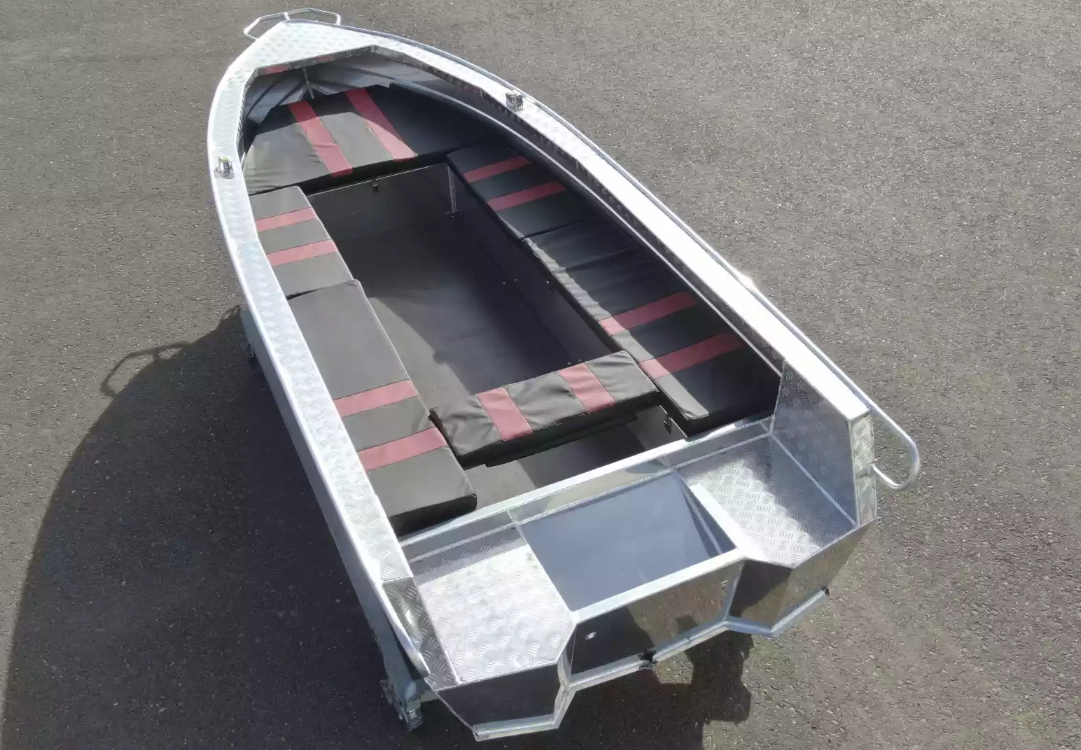 Алюминиевая лодка Wyatboat-390РМ увеличенный борт в Норильске