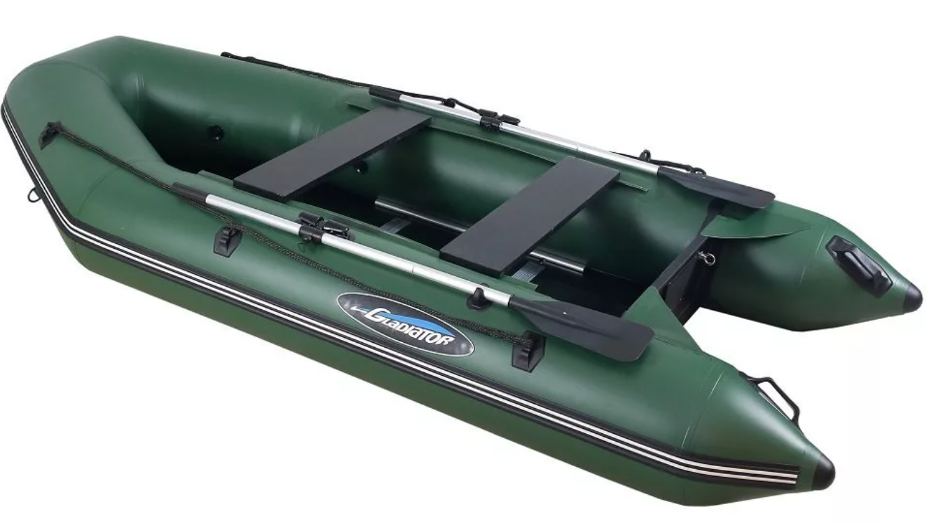 МОТОРНО-ГРЕБНАЯ ЛОДКА ПВХ GLADIATOR A 280 ТК С ФАНЕРНЫМ ДНОМ в Норильске