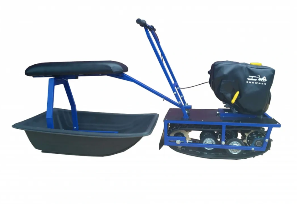 Мини-мотобуксировщик Альбатрос-М с фарой в Норильске