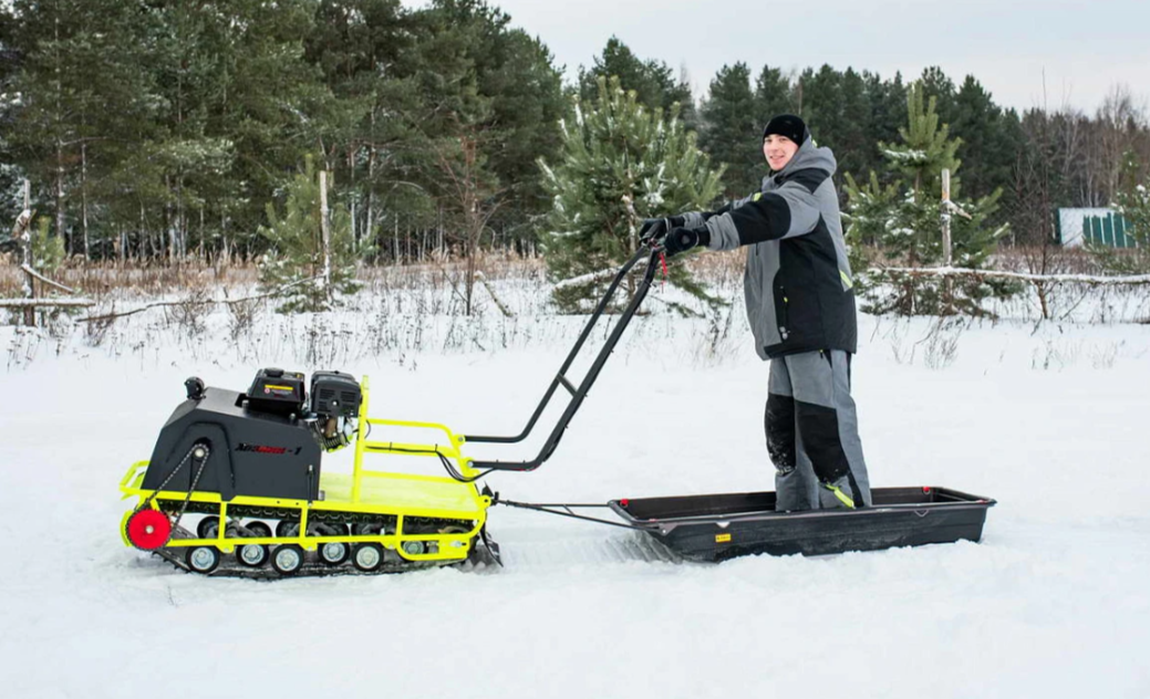 Мотобуксировщик Бурлак ХОЗЯИН-1 (капот ткань) в Норильске