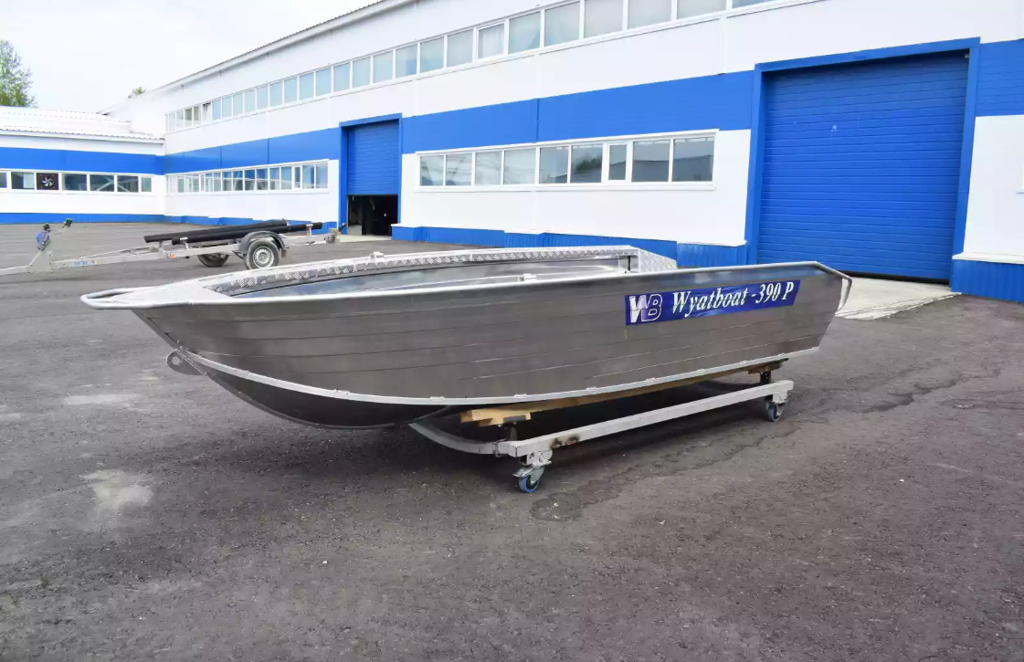 Алюминиевая лодка Wyatboat-390Р Увеличенный борт в Норильске