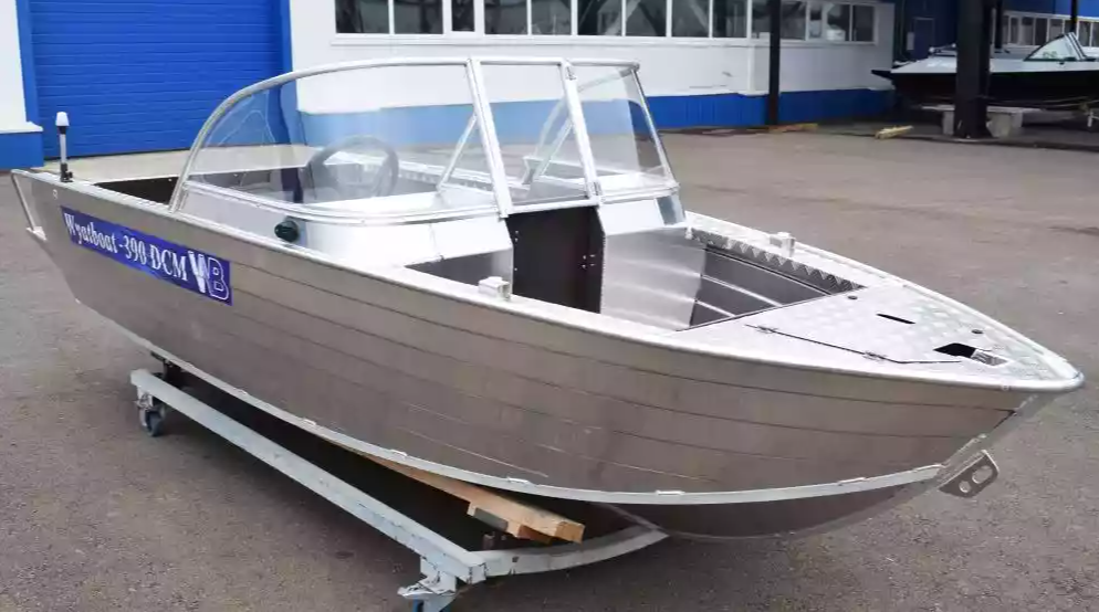 Алюминиевая лодка Wyatboat-390 DCM Увеличенный борт в Норильске