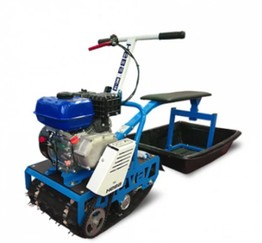 Мотобуксировщик НЕВА МС-1-YA (MX200) с санями и сиденьем в Норильске