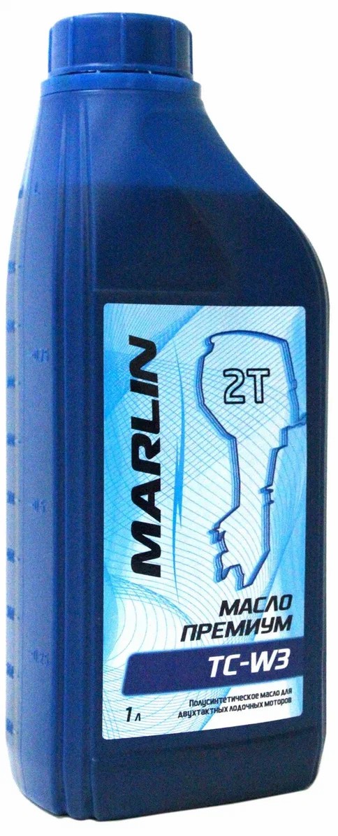 МАСЛО ПОЛУСИНТЕТИЧЕСКОЕ MARLIN ПРЕМИУМ 2Т, TC-W3, 1 ЛИТР в Норильске
