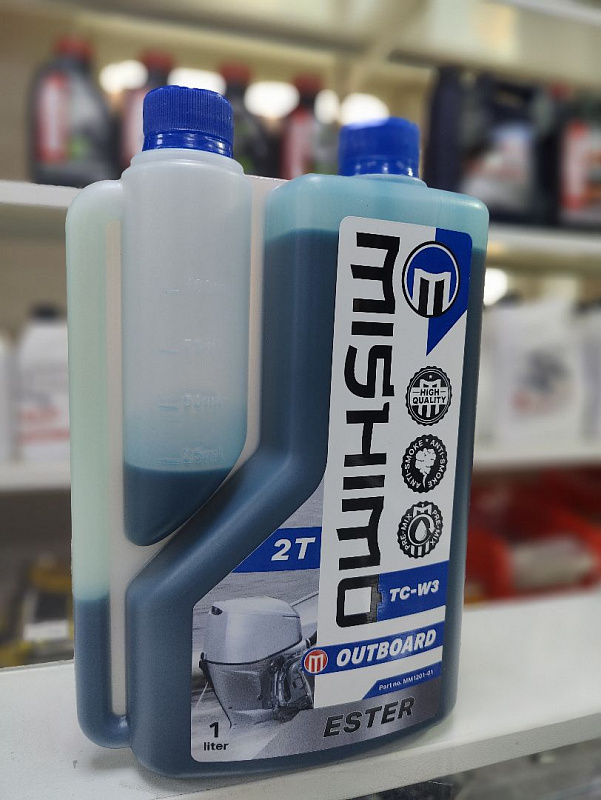 Масло MISHIMO 2T OUTBOARD (ESTER) полусинтетика 1 л в Норильске