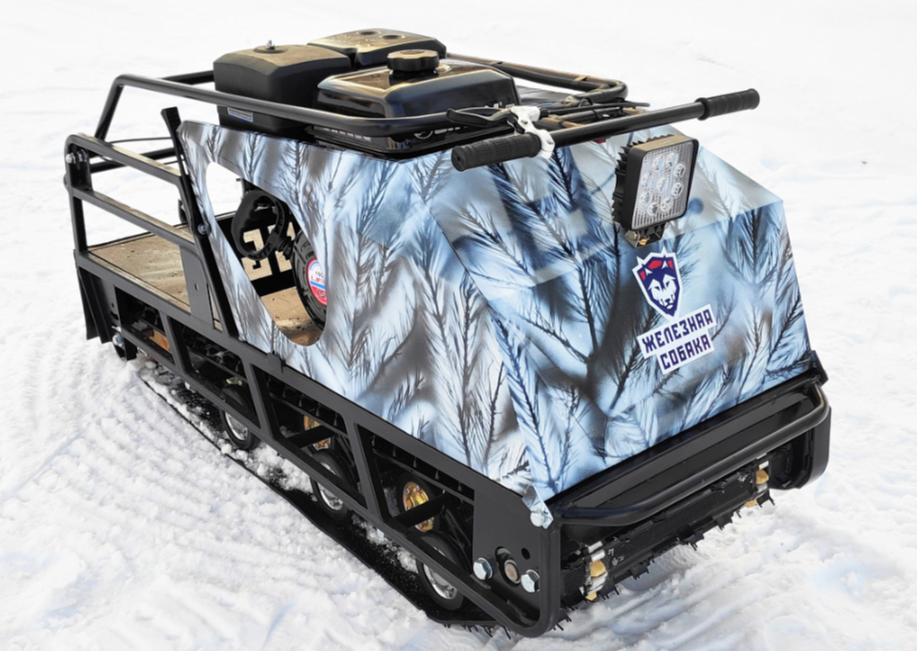 Мотобуксировщик Irondog (Железная собака) M500 20  Камуфляж Охотник в Норильске