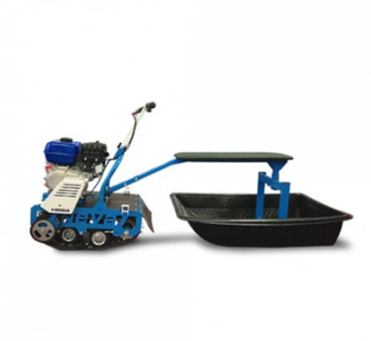 Мотобуксировщик НЕВА МС-1-YA (MX200) с санями и сиденьем в Норильске