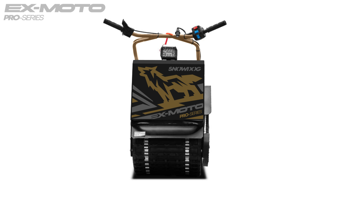 Мотобуксировщик EX-MOTO SNOWDOG S380 8л.с. в Норильске