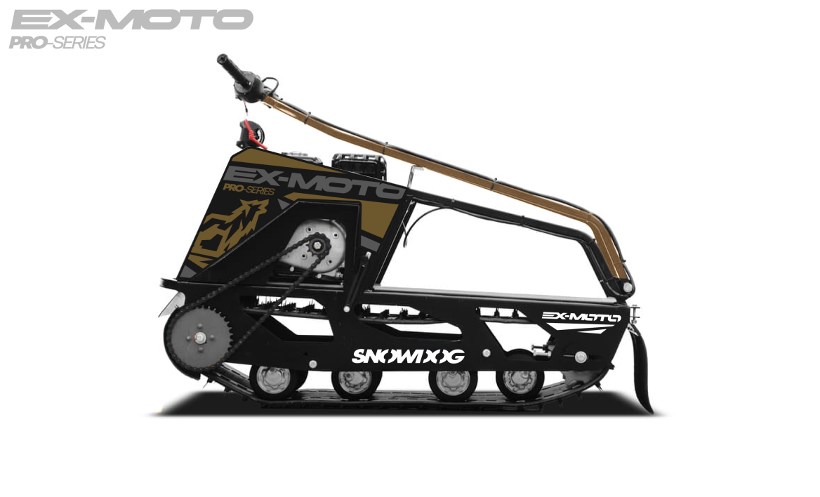 Мотобуксировщик EX-MOTO SNOWDOG S380 8л.с. в Норильске