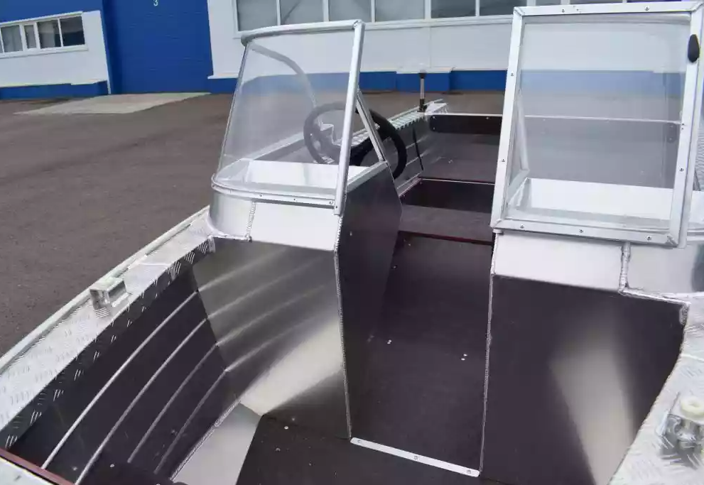 Алюминиевая лодка Wyatboat-390 DCM Увеличенный борт в Норильске