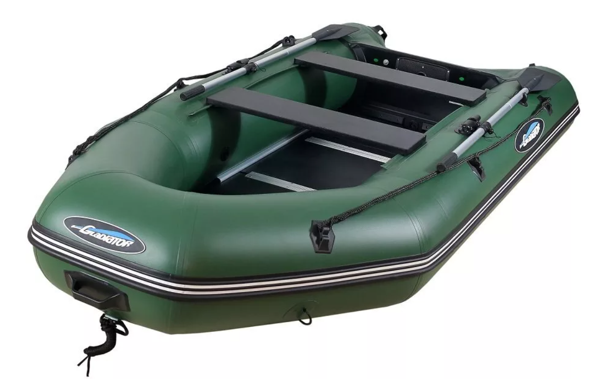 МОТОРНО-ГРЕБНАЯ ЛОДКА ПВХ GLADIATOR A 280 ТК С ФАНЕРНЫМ ДНОМ в Норильске