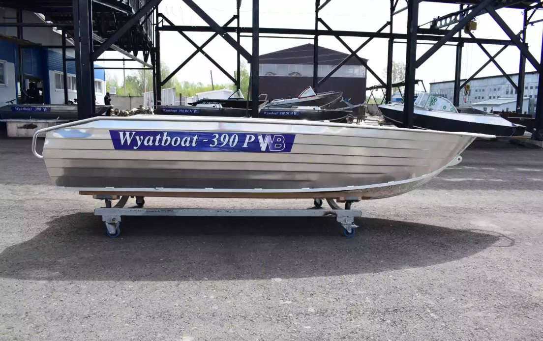 Алюминиевая лодка Wyatboat-390Р Увеличенный борт в Норильске