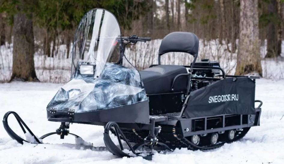 Миниснегоход Егерь Экспедитор 20 л.с. , реверс, тормоз, капот белый в Норильске