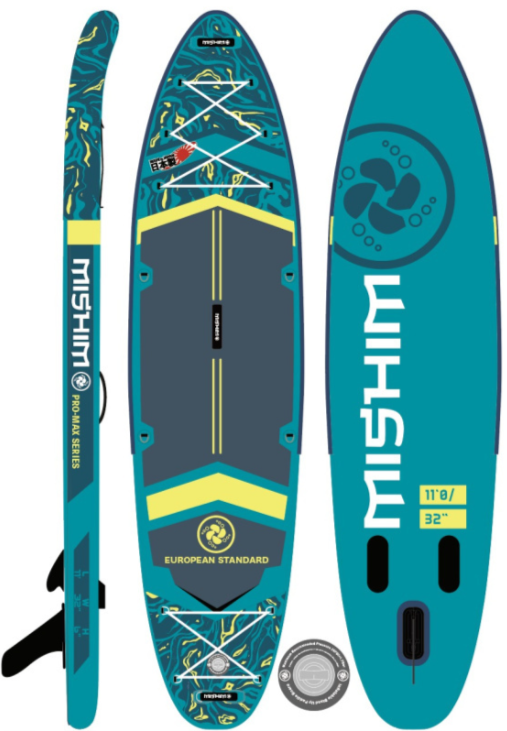 SUP (САП) Доска MISHIMO PRO-MAX Light Teal 11,6’ (355см) в Норильске