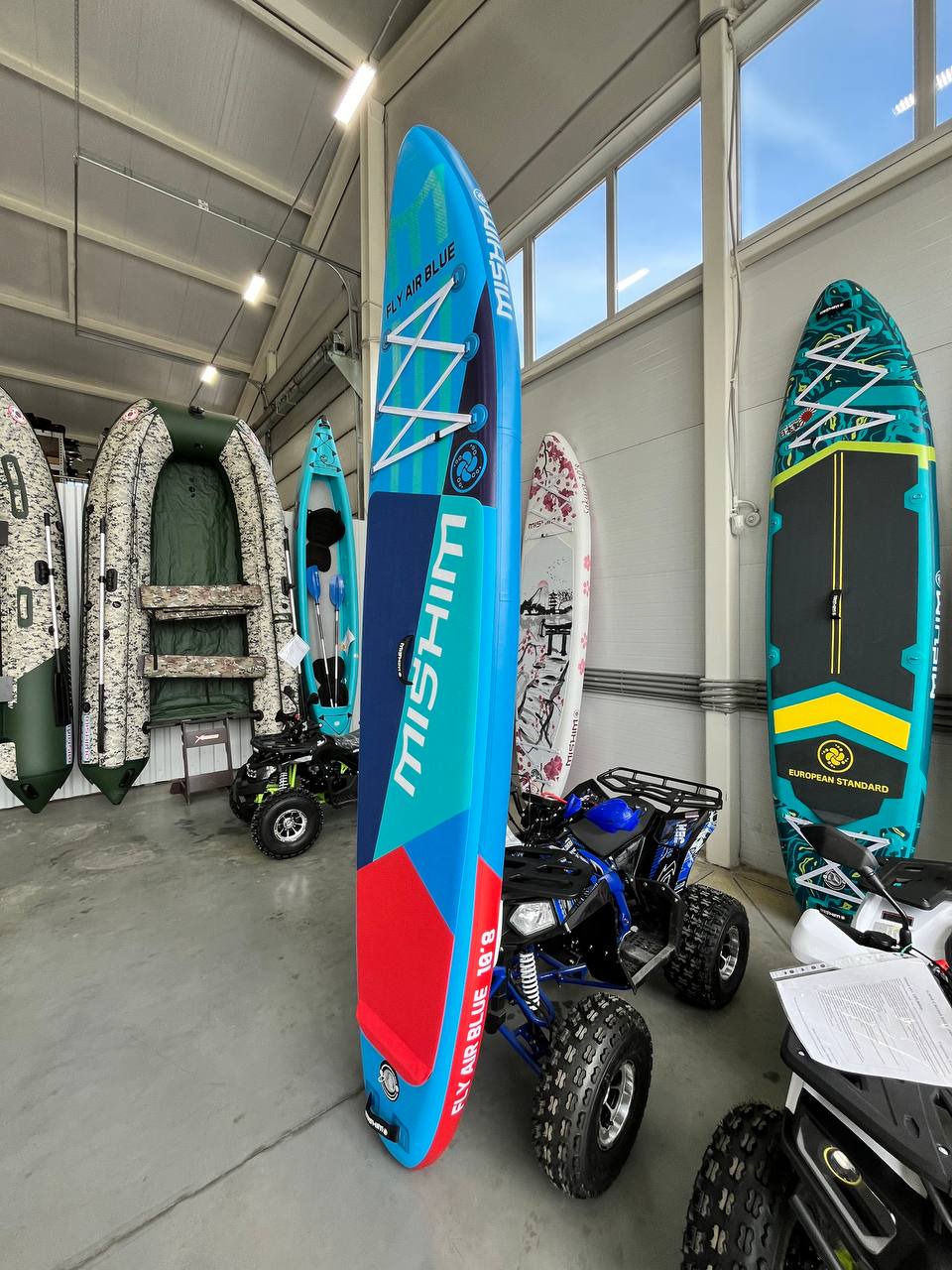 SUP (САП) Доска MISHIMO FLY AIR BLUE 10,8’ (330см) в Норильске