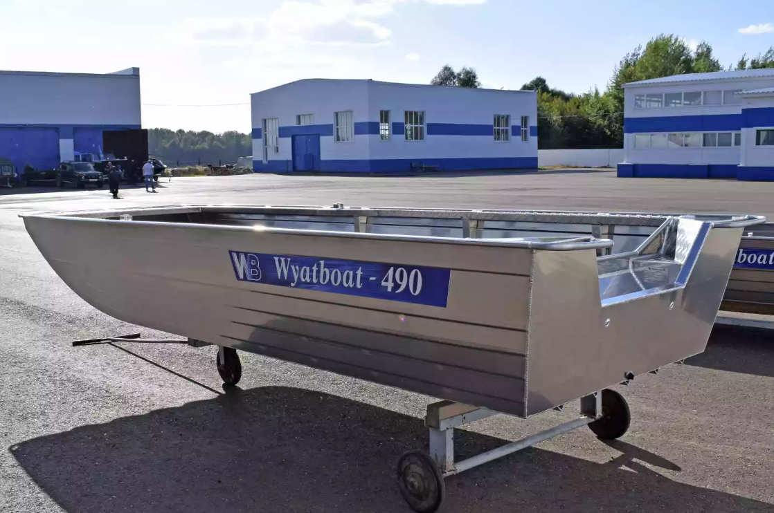 Алюминиевая лодка Wyatboat-490 Jonboat в Норильске