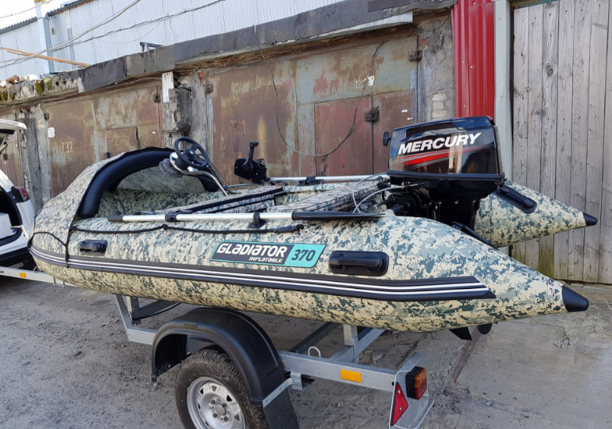 НАДУВНАЯ ЛОДКА GLADIATOR C370AL в Норильске