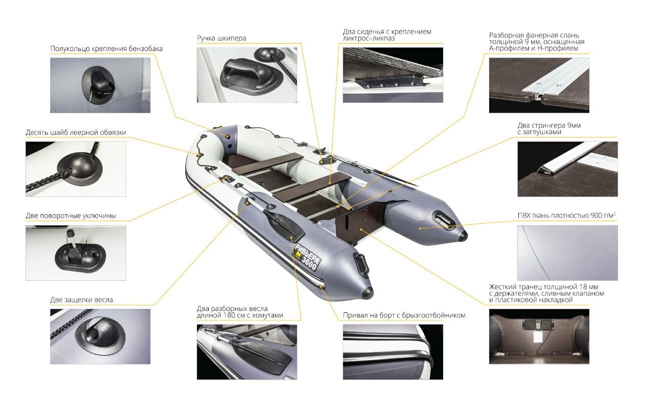 Лодка Ривьера Компакт 3600 СК в Норильске