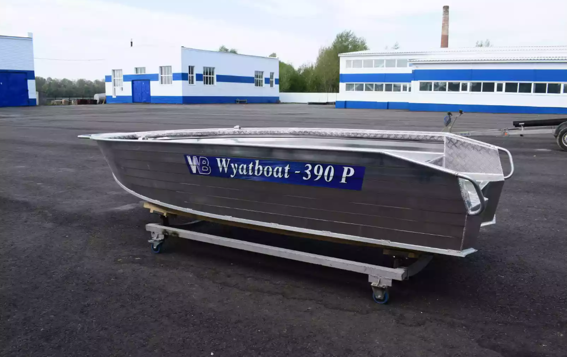 Алюминиевая лодка Wyatboat-390Р Увеличенный борт в Норильске