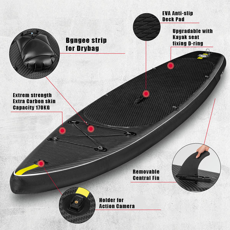 SUP (САП) ДОСКА MISHIMO CARBON DARKSIDE 11’ (335СМ) в Норильске