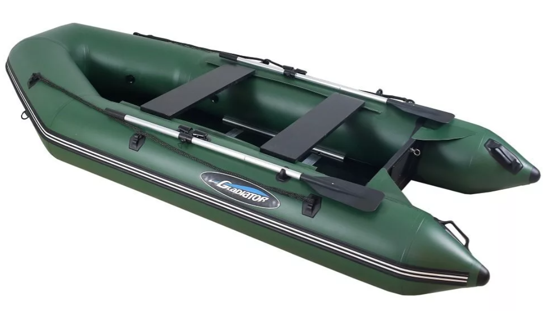 МОТОРНО-ГРЕБНАЯ ЛОДКА ПВХ GLADIATOR А 340 ТК С ФАНЕРНЫМ ПОЛОМ в Норильске