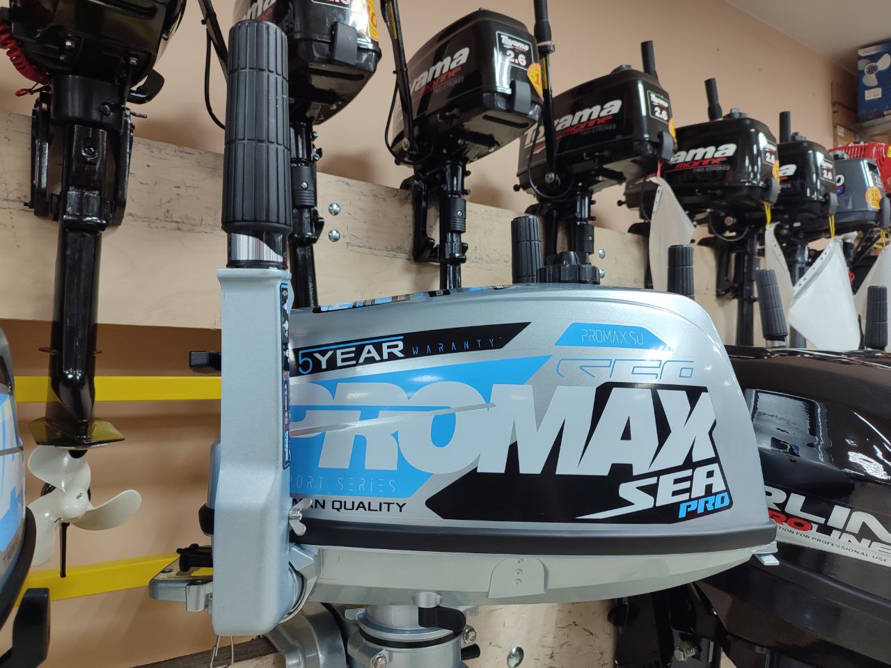 Лодочный мотор PROMAX SP5FHS (внешний бак 12 л) в Норильске