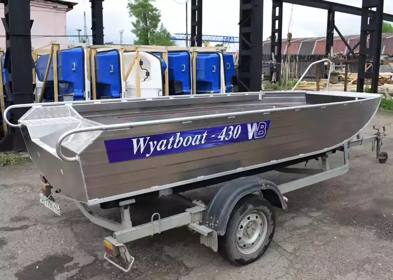 Алюминиевая лодка  Wyatboat-430 Master в Норильске