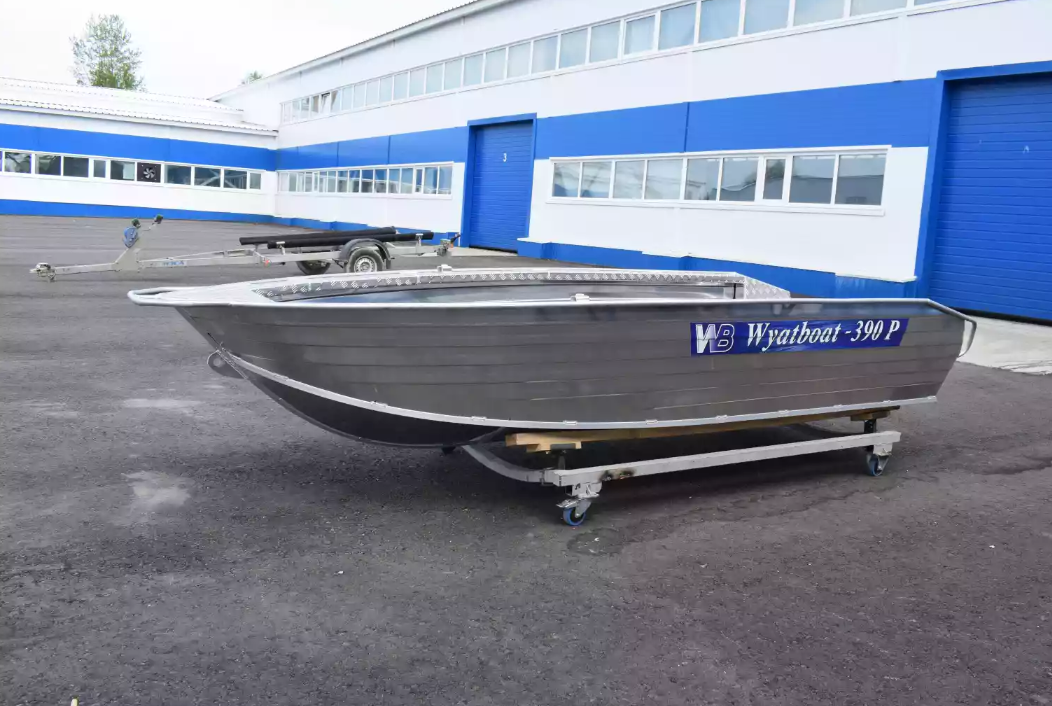 Алюминиевая лодка Wyatboat-390Р Увеличенный борт в Норильске