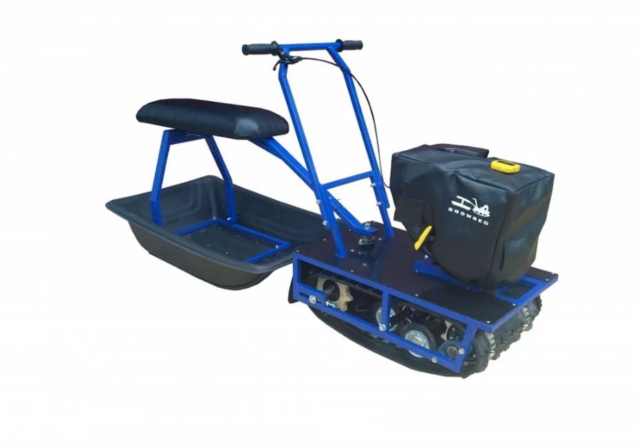 Мини-мотобуксировщик Альбатрос-М с фарой в Норильске