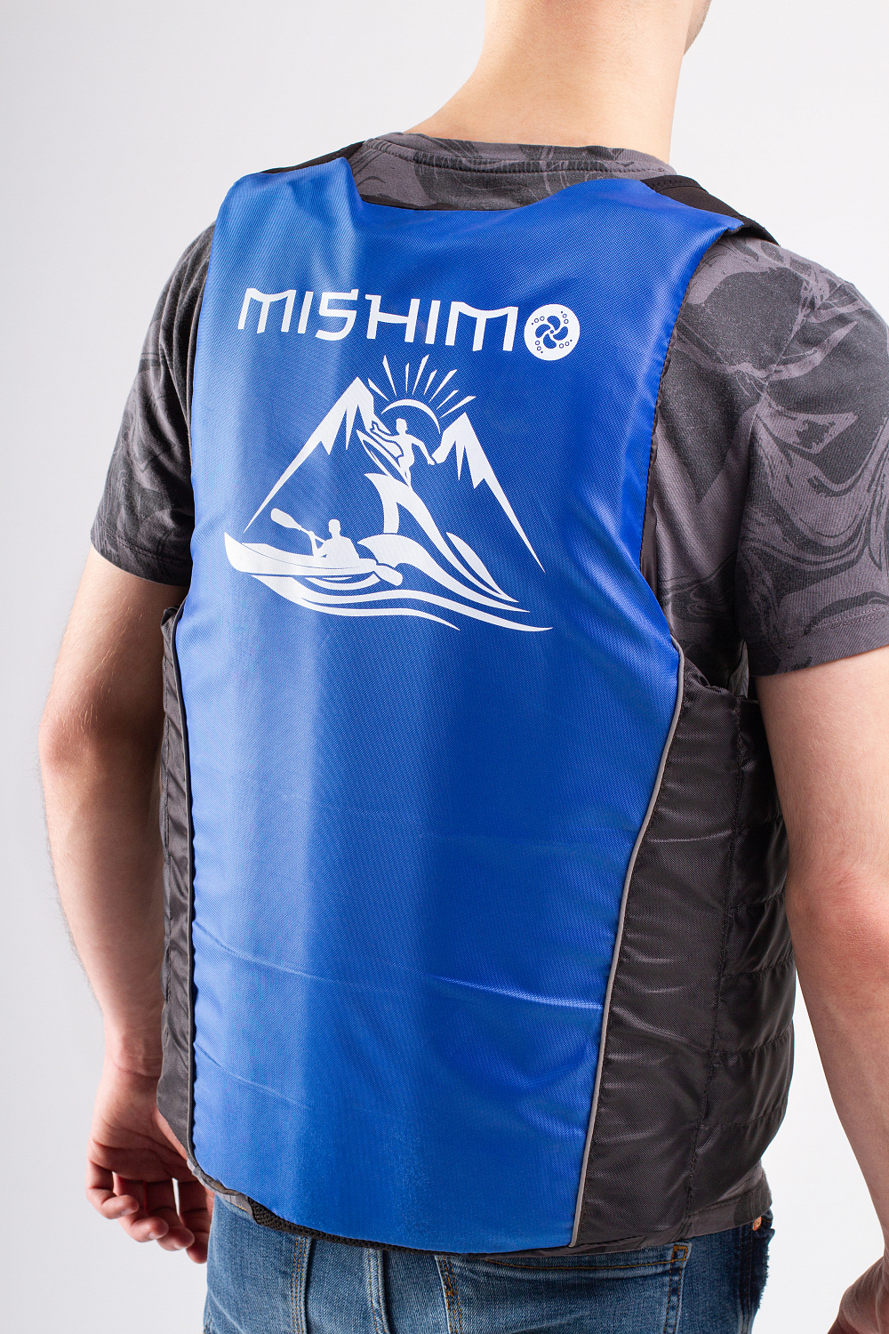 Жилет спасательный MISHIMO PRO Премиум качества Черно-синий в Норильске