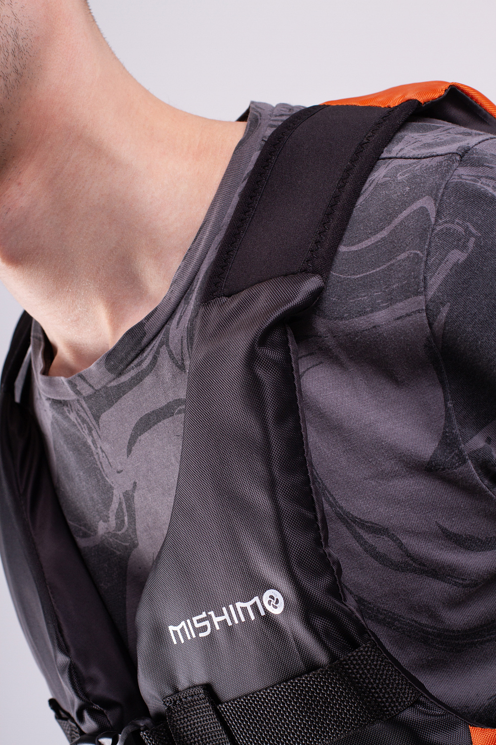 Жилет спасательный MISHIMO PRO Премиум качества Черно-оранжевый в Норильске
